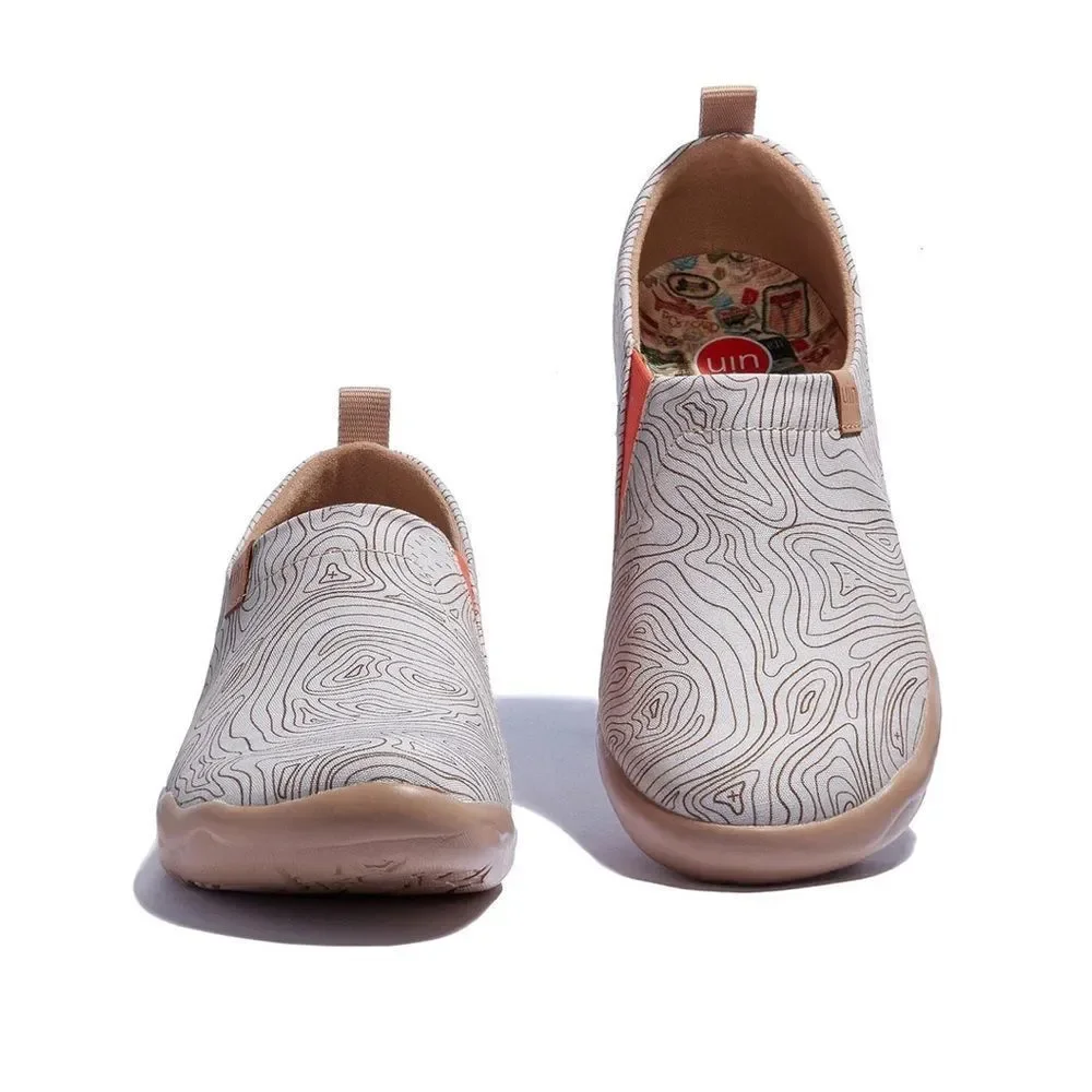 UIN Women’s Walking Shoes Slip On Loafers (Birth Brown Toledo I )